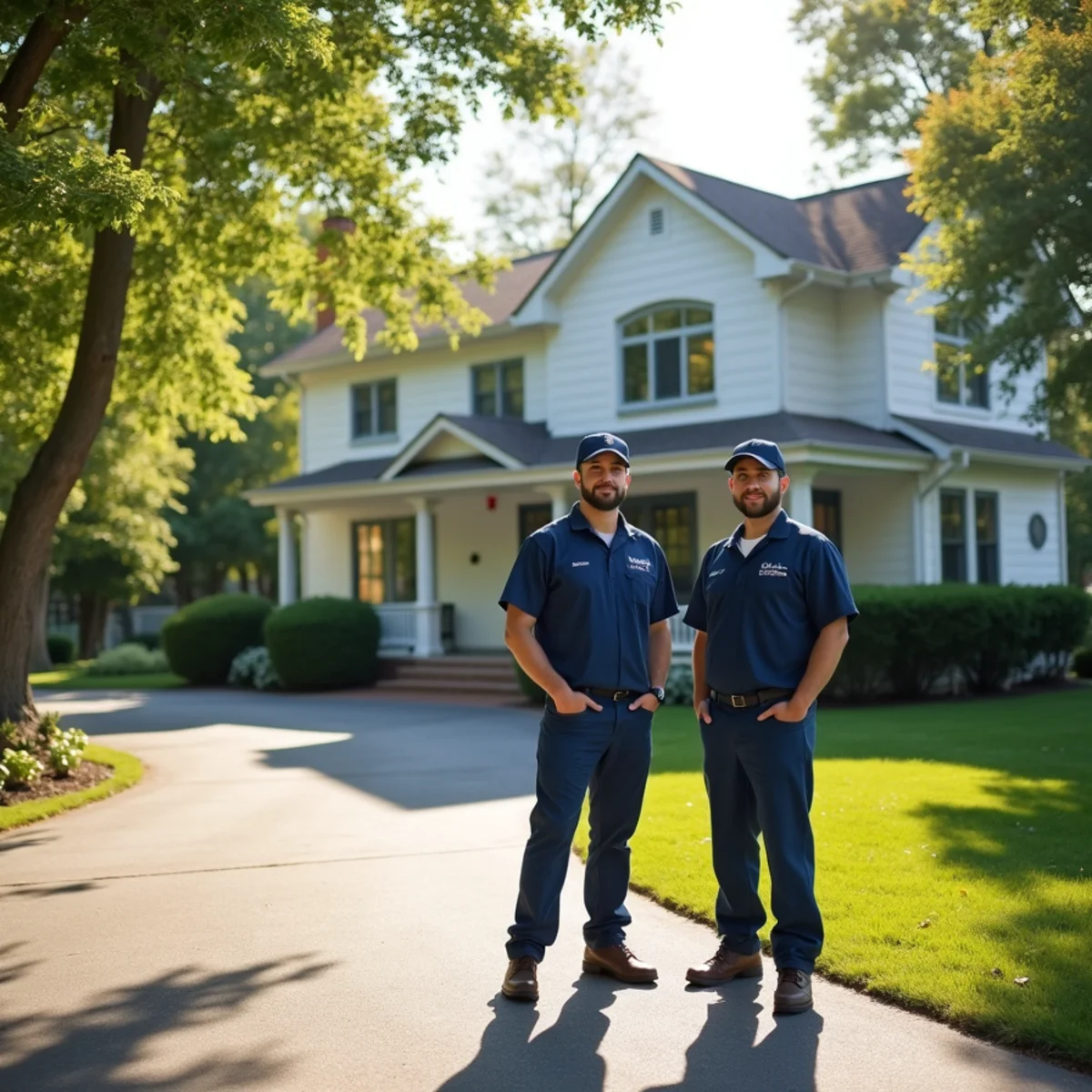 Residential architecture and spotless home interior in East Islip, Long Island