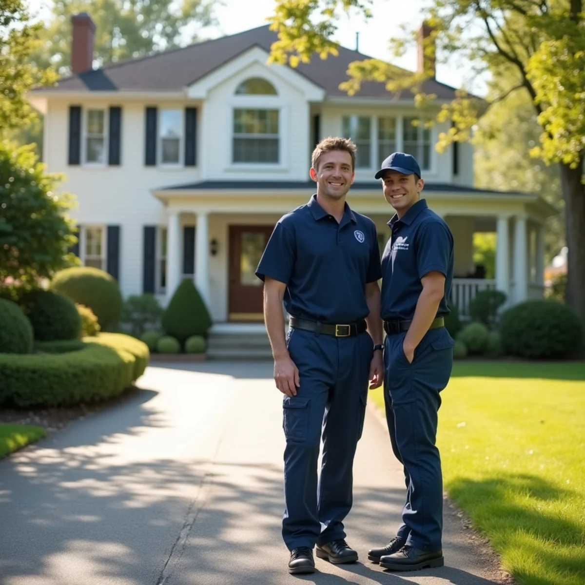 Residential architecture and spotless home interior in Medford, Long Island